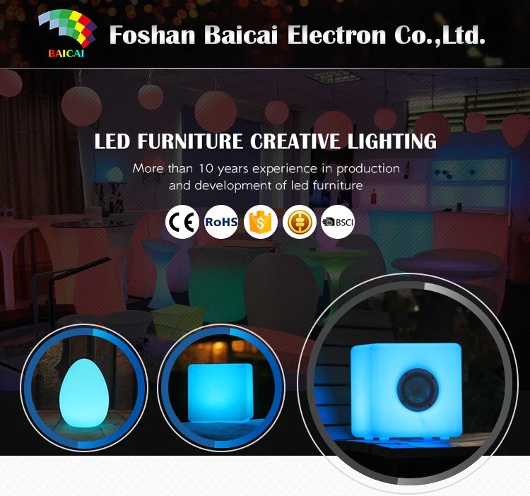 16 Colors Changing Party Event Bar Furniture LED Cube